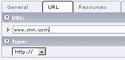 The URL should not include http://
