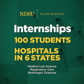 100 Students, internships at hospitals in 6 states